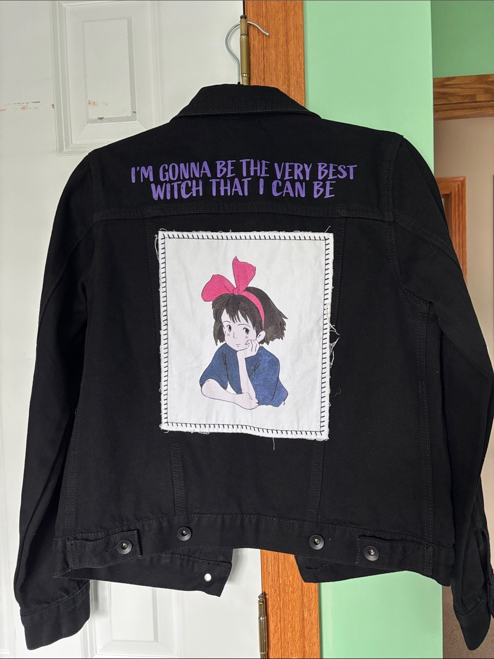 Her Universe Kiki’s Delivery Service Black Denim Jacket